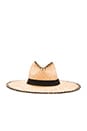 view 4 of 4 CHAPEAU BRAVA in Natural & Black