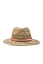view 4 of 4 Trancoso Hat in Natural & Pink