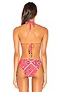 view 3 of 4 HAUT DE MAILLOT DE BAIN FORME TRIANGLE BANDIT in Red