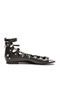 view 1 of 5 Star Studded Lace Up Sandal in Black