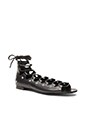view 2 of 5 Star Studded Lace Up Sandal in Black