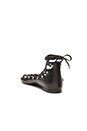 view 3 of 5 Star Studded Lace Up Sandal in Black