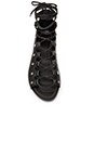 view 4 of 5 Star Studded Lace Up Sandal in Black