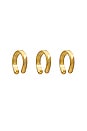 view 1 of 2 TRIO EAR CUFF in Gold