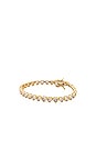 view 1 of 3 Nora Heart Tennis Bracelet in Gold