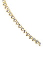 view 3 of 3 Nora Heart Tennis Bracelet in Gold