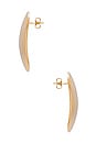 view 2 of 2 Della Earrings in Gold