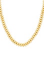 view 2 of 2 Brushed Rondelle Necklace in Gold