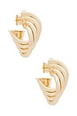 view 1 of 3 Twist Earrings in Gold