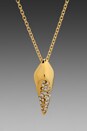 view 2 of 5 New Wave Gold Small Pave Kite Pendant in New Wave Gold