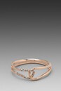 view 1 of 3 Liquid Rose Gold Interlocked Bracelet in Liquid Rose Gold