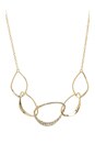view 2 of 3 Five Link Orbiting Aura Necklace in Gold