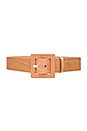 view 1 of 2 Square Buckle Belt in Natural