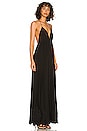 view 2 of 3 Adalyn Halter Pleated Jumpsuit in Black