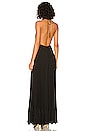 view 3 of 3 Adalyn Halter Pleated Jumpsuit in Black