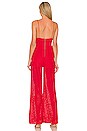 view 3 of 3 Tilly Wide Leg Jumpsuit in Bright Poppy