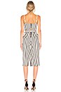 view 3 of 3 Lucie Gaucho Jumpsuit in Monochrome Stripe