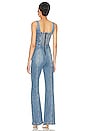 view 3 of 3 Chels Denim Corset Jumpsuit in Brea Blue