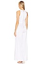 view 3 of 3 Myrtle Low V-neck Wide Jumpsuit in White