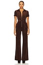 view 1 of 3 Gorgeous Wide Leg Jumpsuit in Dark Chocolate