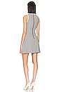 view 3 of 3 Sima Dropwaist Mini Dress in Houndstooth