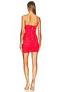view 3 of 4 Cruz Ruched Strap Mini Dress in Chili Pepper