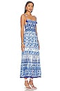 view 2 of 3 Monnie Midi Dress in Greek Tile