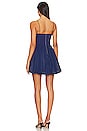 view 3 of 3 Adara Bustier Mini Dress in Azure