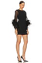 view 2 of 3 Izola Feather Dress in Black