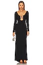 view 1 of 4 Kalena Cutout Maxi Dress in Black