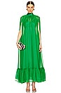 view 1 of 4 Lanelle Maxi Cape Dress in Light Emerald