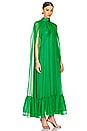 view 3 of 4 Lanelle Maxi Cape Dress in Light Emerald