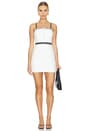 view 1 of 3 Matilda Mini Dress in Off White and Black