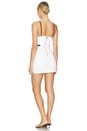 view 3 of 3 Matilda Mini Dress in Off White and Black