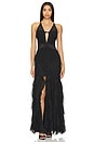 view 1 of 4 Edera Gown in Black