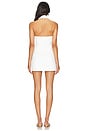 view 3 of 3 Kendall Denim Halter Mini Dress in Off White