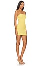 view 2 of 3 Fifi Embellished Fitted Mini Cami Dress in Lemon Meringue