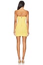 view 3 of 3 Fifi Embellished Fitted Mini Cami Dress in Lemon Meringue