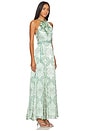 view 2 of 3 Danika Halter Maxi Dress With Belt in Vanity Pistachio