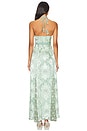 view 3 of 3 Danika Halter Maxi Dress With Belt in Vanity Pistachio