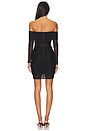 view 3 of 3 Isadola Folded Mini Dress in Black