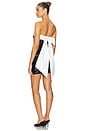 view 1 of 5 Sibella Mini Dress in Black & Off White