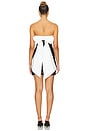 view 4 of 5 Sibella Mini Dress in Black & Off White