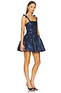 view 2 of 4 Maryann Drop Waist Mini Dress in Midnight Blue