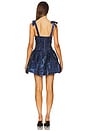 view 3 of 4 Maryann Drop Waist Mini Dress in Midnight Blue
