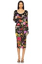 view 1 of 3 Delora Ankle Length Dress in Secret Garden