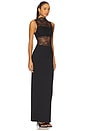 view 2 of 3 Nichol Maxi Dress With Bandeau in Black