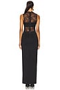 view 3 of 3 Nichol Maxi Dress With Bandeau in Black