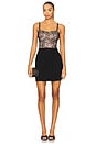 view 1 of 3 Carla Lace Corset Mini Dress in Black