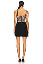 view 3 of 3 Carla Lace Corset Mini Dress in Black
